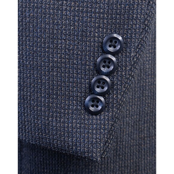 Pronto Uomo Men's Sport Coat Blazer Jacket Two Button Textured Wool Size 48L - Picture 7 of 13